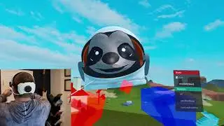 Michael & Dad Playing Roblox VR with Meta Quest 2