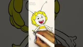 Maya the bee #shorts #short #shortvideo #shortsvideo #shortsfeed #shortsviral #viralshort #bee