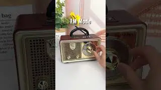Easy to operate and suitable for all ages! One button switch, easy to enjoy music and radio