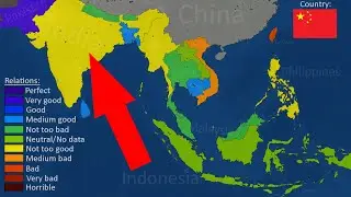 Relations between Countries in South - Southeast Asia, but its actually makes sense