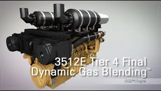 Cat&reg;️ 3512E Tier 4 Final DGB&trade;️ Engine: Tuned for Gas. Runs Like Diesel