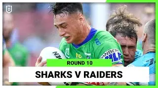 Cronulla-Sutherland Sharks v Canberra Raiders | Round 10, 2022 | Full Match Replay | NRL