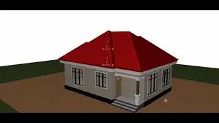 Ramani ya nyumba ya kisasa ID#-0036 yenye vyumba 3.(0674420404/ 0778620404)