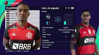 Editar Face\Habilidades Ramon Flamengo PES 2021 (Usando Copiar Base)
