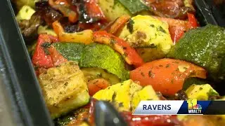 What does a Ravens player eat in a day?
