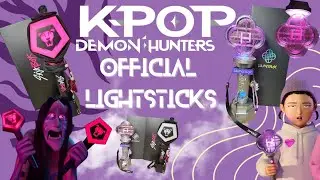 《 UNBOXING x KPOP 》KPOP DEMON HUNTERS ☆ OFFICAL LIGHTSTICKS ☆ w a lot of accessories ✨️