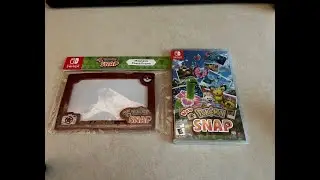 Unboxing New Pokemon Snap - Nintendo Switch + Target Magnetic Photo Frame