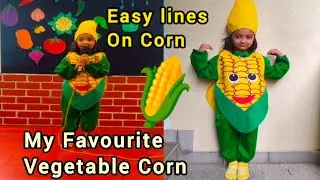 corn fancy dress / corn fancy dress speech /  fancy dress competition vegetable / corn costume /corn