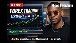Live USDJPY Forex Trading &ndash; Real-Life Simulation | Risk Management, January 05
