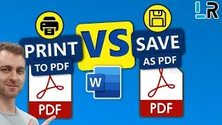 Save As PDF vs Print to PDF | Which is Better?
