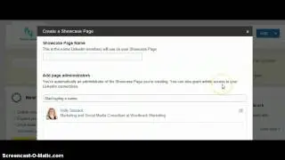 LinkedIn Showcase page