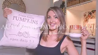 Autumn Home D&eacute;cor Haul || Poundland, Tesco & Small Businesses