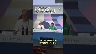 Olympic organizers apologize for introducing South Korea as North Korea