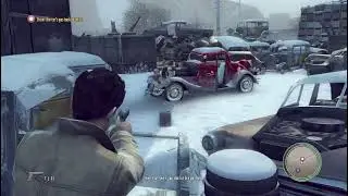 How to shoot red wrecked car's gas tank in mafia 2 | Mafia 2