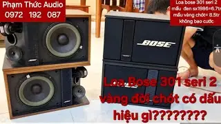 Loa Bose 301 seri 2 đời chót mầu vàng và đen - Đẹp sx - ZIN CẢ GÂN - BÁO GIÁ ĐẦY ĐỦ