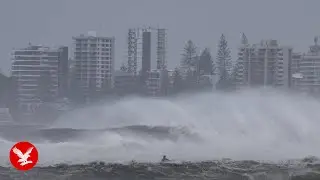 Live: View from Mt Coot-tha in Brisbane as Cyclone Alfred approaches Australia&rsquo;s east coast