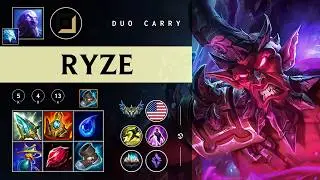 Ryze Carry vs Sivir - NA Challenger Patch 26.03