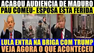 AUDI&Ecirc;NCIA DE MADURO - LULA ENTRA EM BR1G4 COM TRUMP