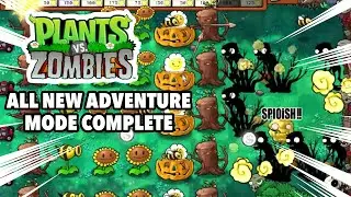 Прохождение новых уровней приключений! (мод Peak) | Мод DLC для Plants VS Zombies