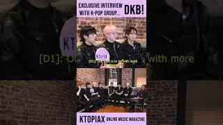 💜 Ktopia X @DKBOFFICIAL  D1 talks about the group's plans for the future of their music career!