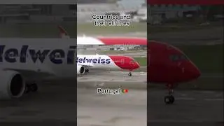 Countries and their airlines - Portugal🇵🇹 #planespotting #plane #portugal #airlines #aviation