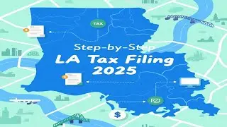 How to File Louisiana State Monthly Sales Tax Return in 2025 | Step by Step Process | US Sales Tax