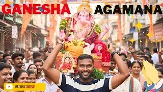 Nam Ganesha Banthuu🙏|Day-1 Ganesha Agamana♥️@MR_YUVA 