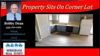 Economical corner lot 3 bedroom 1.5 bath house for sale Webb AL 36376