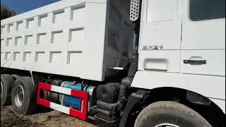 Pure Performance: White Shaanqi F3000 6x4 Dump Truck Complete Walkthrough.