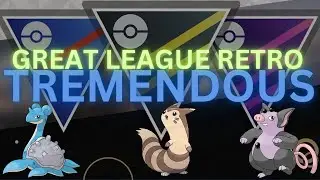 Great League Retro Cup Lapras Furret Grumpig team is TREMENDOUS in PokemonGo!