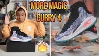 UNDER ARMOUR CURRY 4 'MORE MAGIC' REVIEW + ON FEET!!!