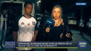 Futbolog&iacute;a: Nair Aliaga estuvo en la previa de Copa Leyendas de F&uacute;tbol 7