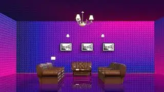 Experience the Vibrant Gradient 3D Room Video - Perfect for Discussions!