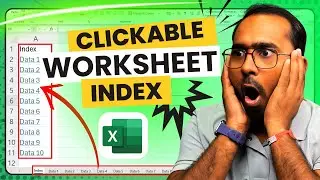 Excel VBA: Automatically Create a Table of Contents (Sheet Index) with Hyperlinks