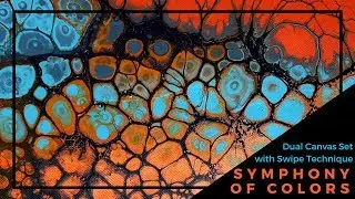 Dual canvas set with swipe technique