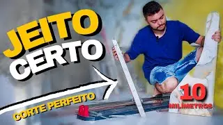 PISO QUEBRANDO NA RISCADEIRA NUNCA MAIS - PISO GRANDE FORMATO 10MM | CORTAG HD1000