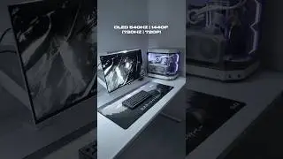 New OLED feels unreal. 💀 | #monitor #gaming #oled #rog #pc