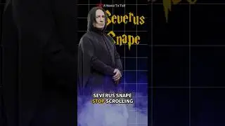 Why does Snape&rsquo;s name sound so harsh? #severussnape  #harrypotter  #shorts