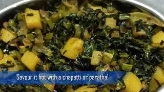 Shalgam (Turnip) Greens Bhuji Recipe| Winter Veggies Special | Mama Cooks