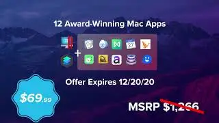 Cyber Monday Mac Apps Bundle: Luminar 4, ForkLift 3, BusyCal 3, Dropzone, MindMaster, PDFpenPro 12