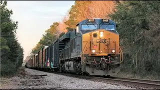 CSX Q409 with a DPU at Dusk [1080p60]