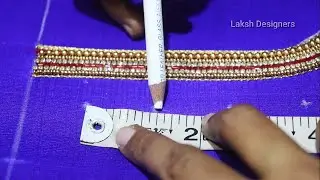 Rs.2000 to 2500 range aari work blouse neck & sleeve design / aari work neck design tutorials tamil
