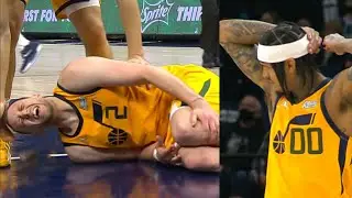 Joe Ingles SCARY LEG INJURY 😮 👀