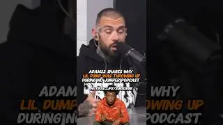 #adam22 shares why #lildump was throwing up during #nojumper podcast #fbgbutta