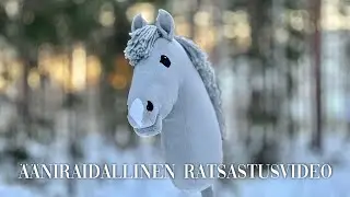 Laukanvaihtotreeniä Ja Lumisadetta 🏇🏻❄️ | Ääniraidallinen Ratsastusvideo