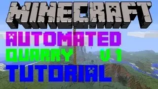 Minecraft - Redpower 2 Frames Tutorial: How to make an automated quarry/miner!