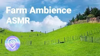 ASMR - Ranch White Noise on a Green Prairie / Healing Farm Nature Sounds Binaural #021