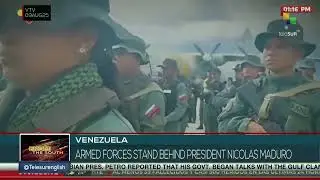 Venezuela | Armed Forces stand behind President Nicol&aacute;s Maduro