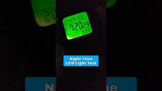 Night LED Light Test Casio W800h
