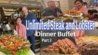 18th YEARS WEDDING ANNIVERSARY + MANILA HOTEL + UNLIMITED STEAKS AND LOBSTER DINNER BUFFET